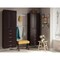 John Louis Home Solid Wood 12in. Deep 5 Drawer and Solid Wood  Door Storage Tower Espresso JLH-412WC-E-SD - alternate 2